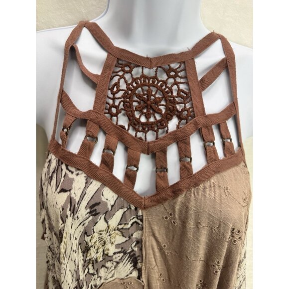 Free People Women's Size Small Tunic Top Trapeze Mini Dress - Picture 7 of 11